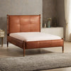 Puebla Leather Upholstered Bed - All Sizes