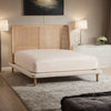 Aster Curved Headboard Rattan Bed- All Sizes