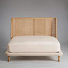 Aster Curved Headboard Rattan Bed- All Sizes
