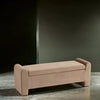 Luna Velvet Upholstered Storage Bench