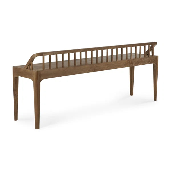 Sora Spindle Solid Wood Dining Bench