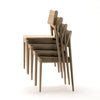 Modern Solid Wood Dining Chair - Black Finish
