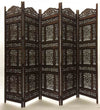 Rajasthani Carved Mango Wood Dividers - Brown