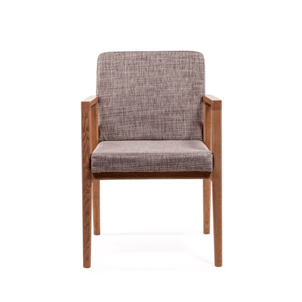 Modern Stylish Solid Teakwood Wood Arm Chair