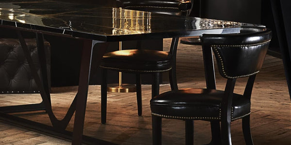 Raven Luxe Accent Leather Dining Chair