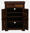 Sheesham Wood Hallway Cabinet - In Provincial Teak Finish