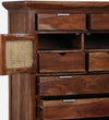 Classic Sheesham Wood Chest Of Drawers In Provincial Teak Finish