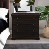 3 drawer bedside table, drawer bedside table