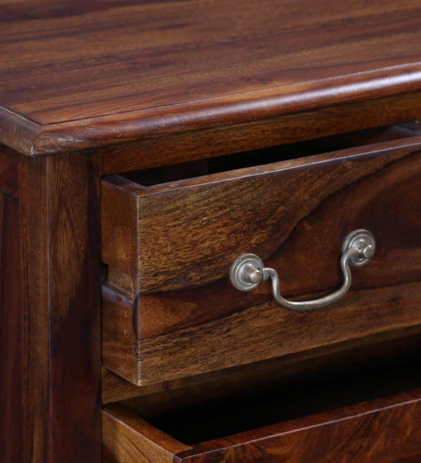 Classic Sheesham Wood Chest Of Drawers In Provincial Teak Finish