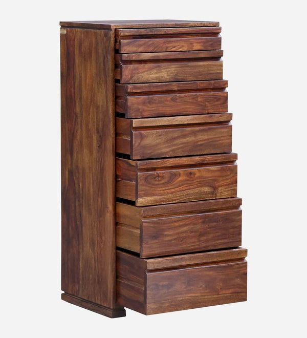 Sheesham Wood Chest of 6 Drawers In Provincial Teak Finish