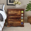 Classic Sheesham Wood Chest Of Drawers In Provincial Teak Finish