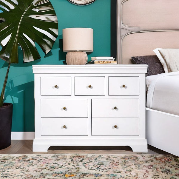 mango wood drawer chest