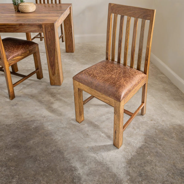 Modern Jaipur Stylish Solid Sheesham Wood Dining Chair