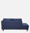 Modern Fabric Chaise Lounger in Navy Blue Colour