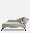 Modern Fabric Chaise Lounger in Grey Colour