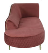 Modern Chaise Lounges in Wine Red Colour