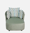 Modern Velvet Chaise Lounger in Teal Green Colour