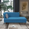 Modern Chaise Lounger in Sea Blue Colour