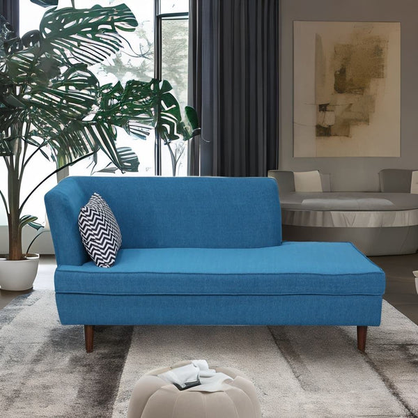 Modern Chaise Lounger in Sea Blue Colour