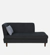 Modern Chaise Lounger in Charcoal Grey Colour