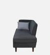 Modern Chaise Lounger in Charcoal Grey Colour