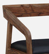 Classic Sheesham Wood Arm Chair In Rustic Finish