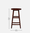 Wooden Cafe Chair / Bar Stool - Honey Oak Finish