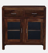 Wooden Crockery Unit In Provincial Teak Finish