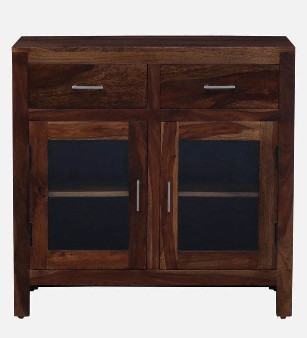 Wooden Crockery Unit In Provincial Teak Finish