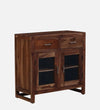 Classic Sheesham Wood Crockery Unit In Rustic Teak Finish