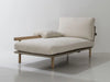 Modern Fabric Daybed Sofa In Beige Colour