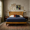 Faetano Leather Upholstered Bed - All Sizes