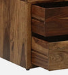 Classic Sheesham Wood Dressing Unit In Rustic Teak