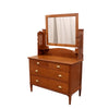 Classic Solid Wood Dressing Unit In Natural Tone