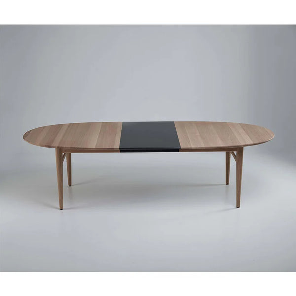 Classic Solid Wood Oval Dining Table- Natural Finish