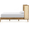 Viola Luxury Solid Wood Rattan Cane Bed - All Sizes