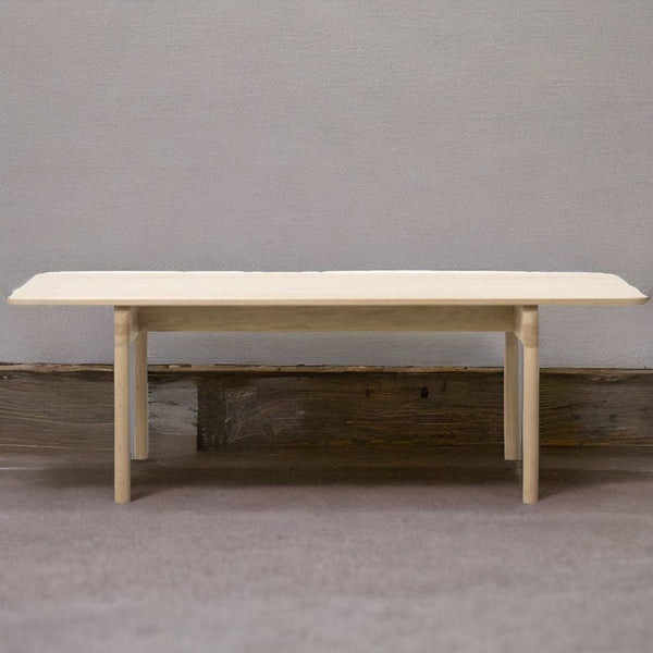 Classic Solid Wood Dining Table- Natural Finish