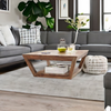 Modern Square Coffee Table - Functional and Chic Design