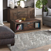 Modern Coffee Table 2 Open Shelf and 1 Drawer