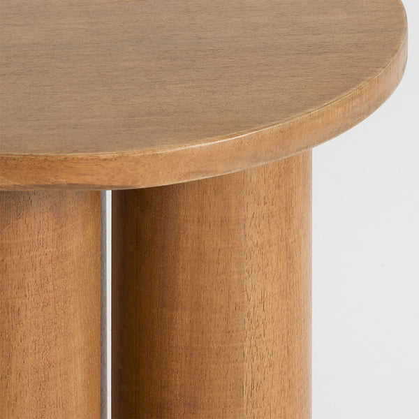 Bressay Classic Solid Wood End Table - Natural Finish