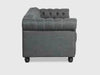 Chesterfield Classy Three Seater Sofa Dark Grey