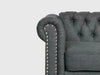 Chesterfield Classy Three Seater Sofa Dark Grey