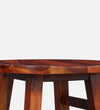 Classic Sheesham Wood Honey Oak Finish Bar Stool