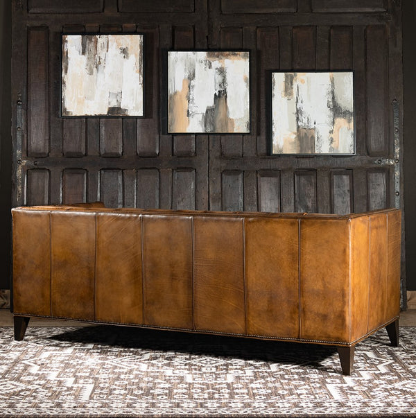 Madrid Tufted Leather Sofa