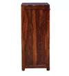 Classic Sheesham Wood Shoe Cabinet In Honey Oak Finish