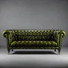 Lamar Chesterfield 3- Seater Leather Sofa