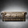 Maeve Chesterfield 3- Seater Leather Sofa