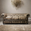 Maeve Chesterfield 3- Seater Leather Sofa