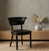 Raven Luxe Accent Leather Dining Chair