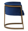 Elizabeth Premium Velvet Fabric Blue Colour Barrel Chair